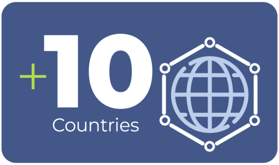 + 10 countries